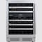 Avallon 24 Inch Wide 45 Bottle Capacity Dual Zone Wine Cooler with Left Swing Door AWC242DZLH - alternate 1